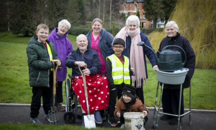 Care home residents and children join forces with tree-mendous project to save the planet