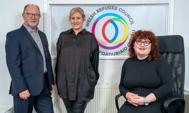Refugee charity helping to rebuild lives celebrates funding boost from Care Forum Wales