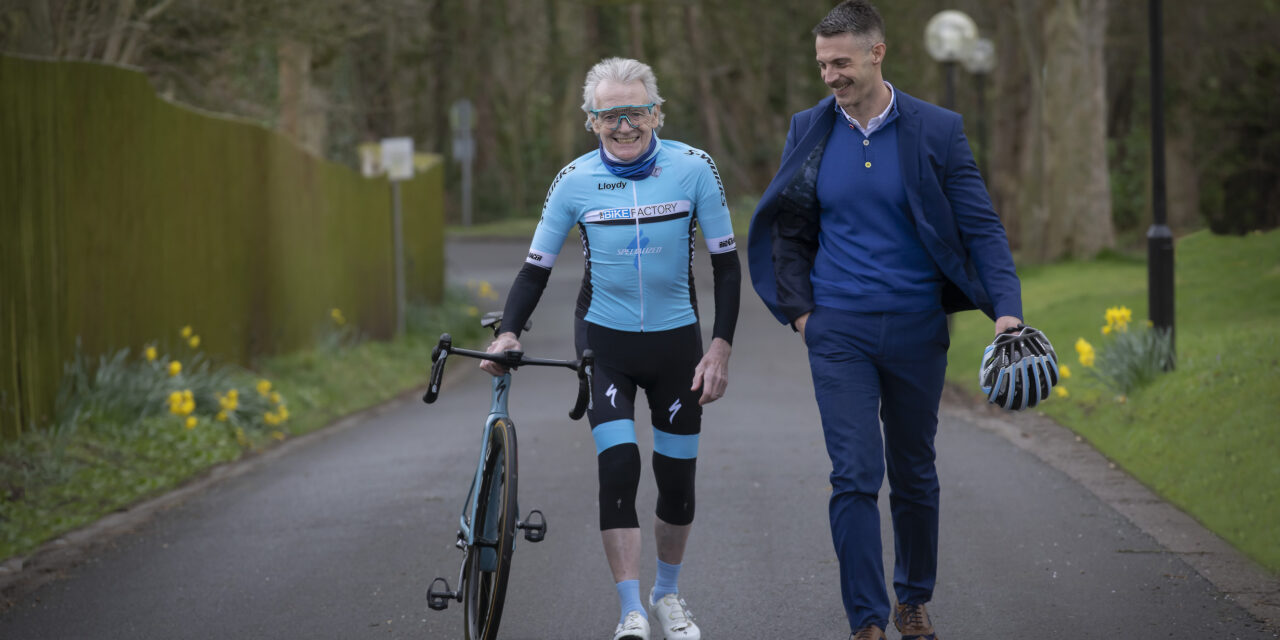 Welsh cycling legend is put back on his bike by leading Wirral surgeon