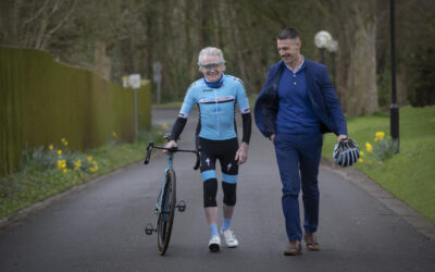 Welsh cycling legend is put back on his bike by leading Wirral surgeon
