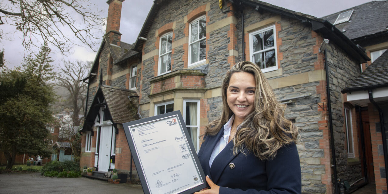 Ex-actress Bethan wins award in new stage of career after “baptism of fire” running care home