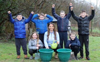 Green-fingered Tremadog youngsters grow their own flowers, fruit and veg