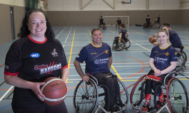 Wheelchair basketball stars in North Wales are cock-a-hoop after clinching new deal