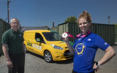 Marathon mum gets fundraising boost thanks to leading storage firm