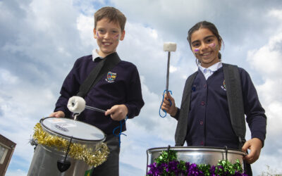 Talented youngsters from bang the drum for music