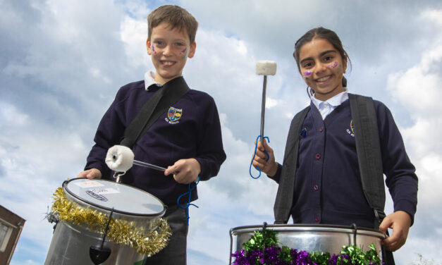 Talented youngsters from bang the drum for music