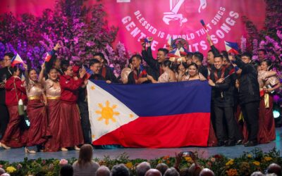 Filipino choir on top of the world at Llangollen Eisteddfod