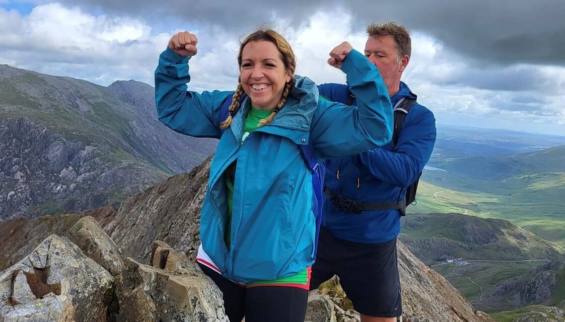 Fearless fundraiser Ali Alcock conquers Eryri’s deadliest ridge in ‘most terrifying’ stunt yet