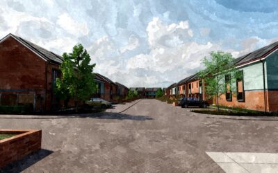 Sneak preview of planned new eco village of low carbon homes