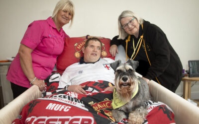 Supergran June and pet pooch Albert are care home megastars