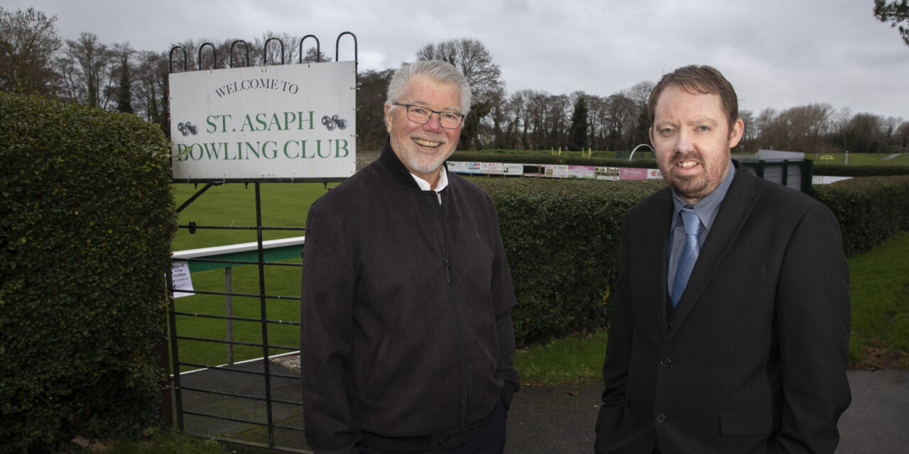 Law firm gives bowls club a helping hand to repair fire attack damage
