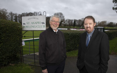 Law firm gives bowls club a helping hand to repair fire attack damage