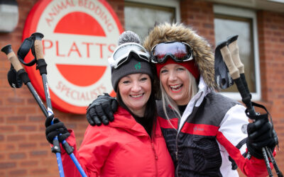 Action women Caroline and Nerys training for epic Arctic charity trek