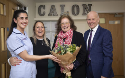 Singalong at Caernarfon care home hits right note for deputy minister