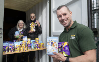 Hummingbird group wings its way out with a delivery of Easter Eggs