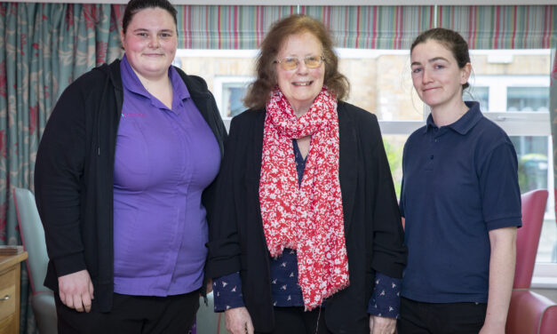 Care home stars Nicole and Sioned hailed as role models