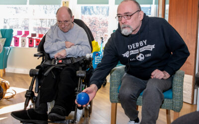 Sports loving Wrexham care home residents bowled over by Paralympic sport Boccia