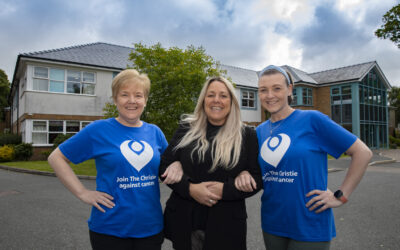 Brave young mum Jemma puts best foot forward in aid of cancer hospital