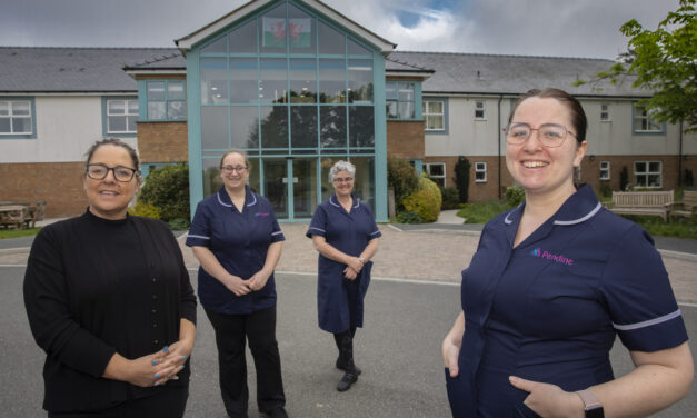 Caring Amy and Sioned qualify as nurses thanks to pioneering scheme
