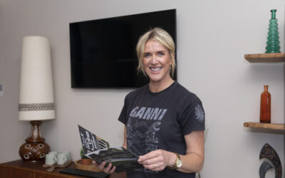 TV design guru Mandy Watkins helps Anglesey firm celebrate 40th birthday in style with charity windfall