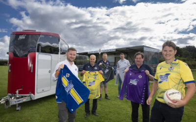 Trailer firm pitches in with smart new kits for Llanuwchllyn footballers
