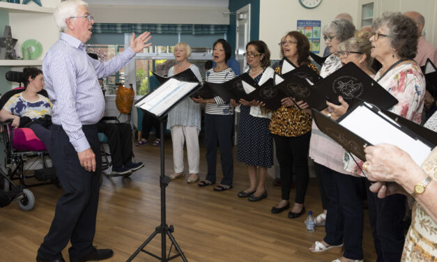 Bangor-on-Dee choir spreads harmony at care home with hits from Abba and Elvis