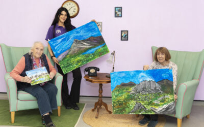 Gwynedd exhibition of artwork by care home residents with dementia