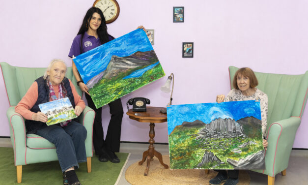 Gwynedd exhibition of artwork by care home residents with dementia