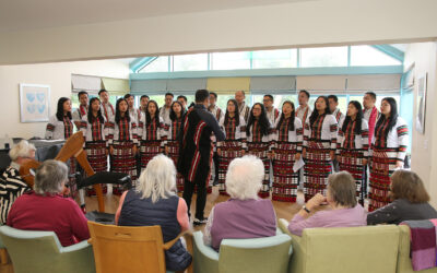 Indian choir delights Gwynedd care home residents by singing in Welsh