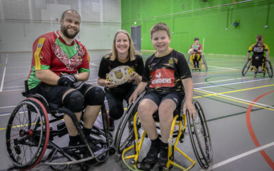 Heartbroken sportsman Harry “falls in love” with wheelchair rugby and plays for Wales