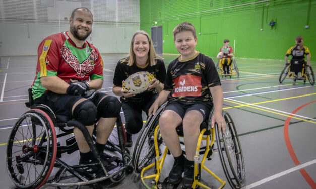 Heartbroken sportsman Harry “falls in love” with wheelchair rugby and plays for Wales