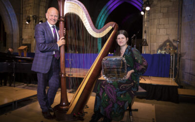 Talented harpist Heledd crowned best young musician in Wales