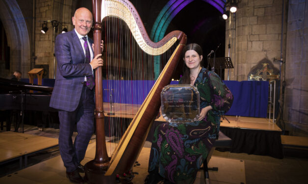 Talented harpist Heledd crowned best young musician in Wales