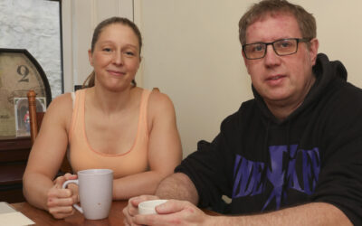 Laid back couple Catherine and Matthew hailed as heroes of social care
