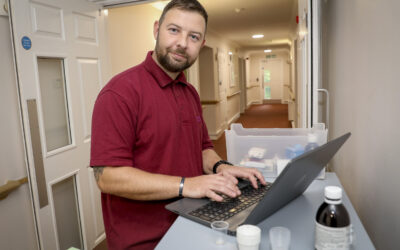 Ex railway worker David in the running for national award after embarking on new journey in social care