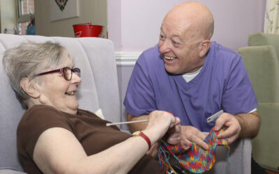 Swapping financial services for dementia care added up to a great career change for Geoff