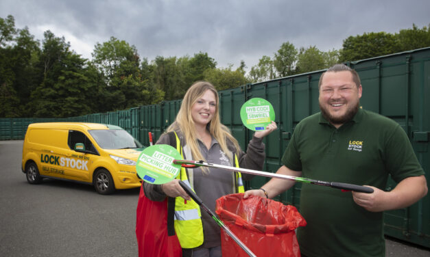 Storage giant helps Keep Wales Tidy lead the way on litter picking
