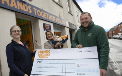 Storage giant supports Hands Together charity’s Christmas lunch for those in need in Ludlow