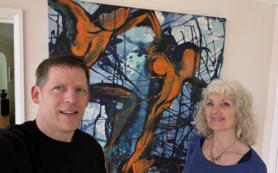 Artist will paint picture live inspired by the music at festival celebrating big birthday