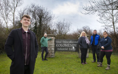 Innovative Net-Zero project transforms Denbighshire industrial estate
