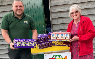 Storage giant’s Easter Egg delivery is a chocolate treat for busy food bank