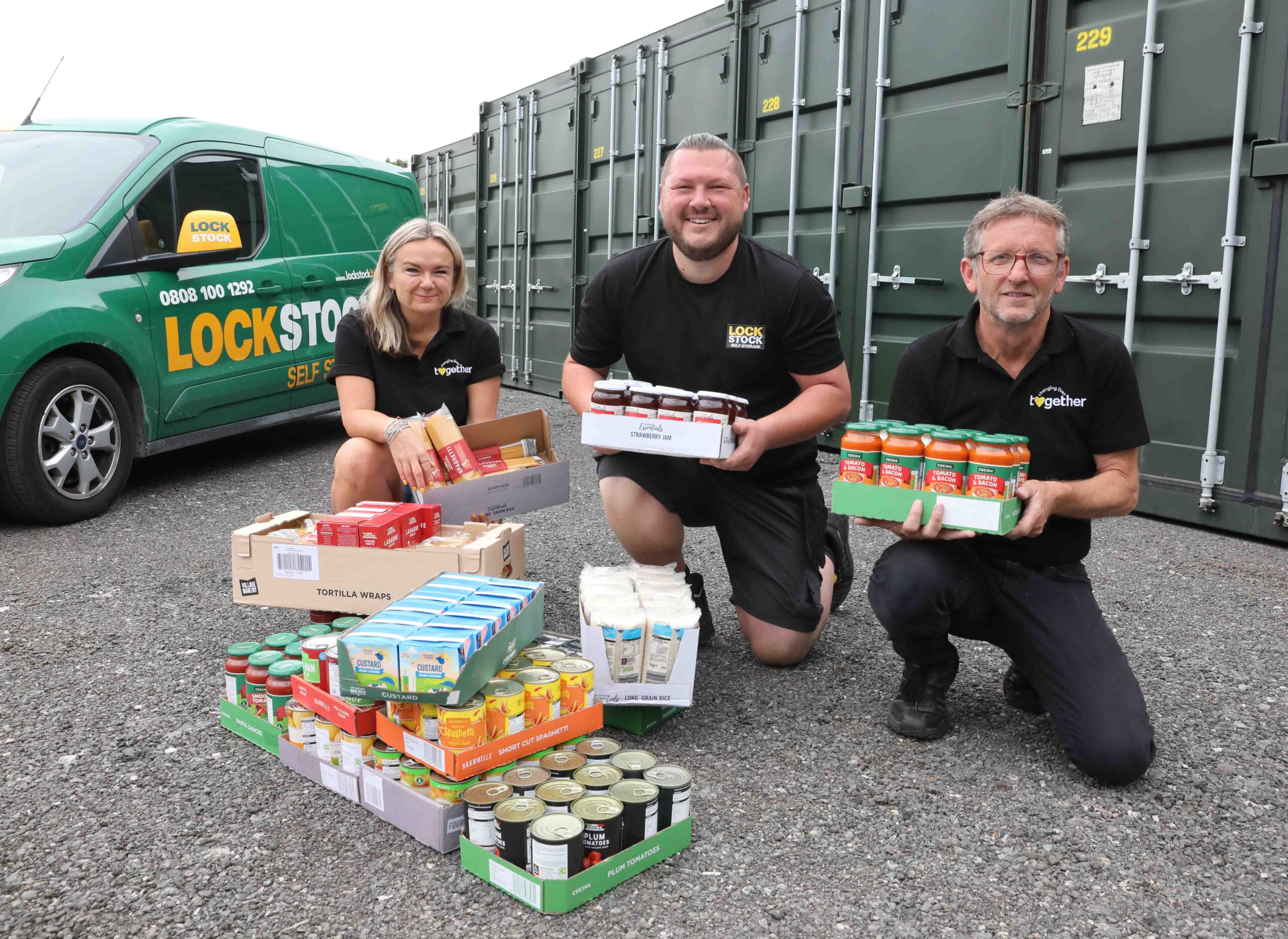 Storage giant steps in with welcome food donation for Cheshire charity