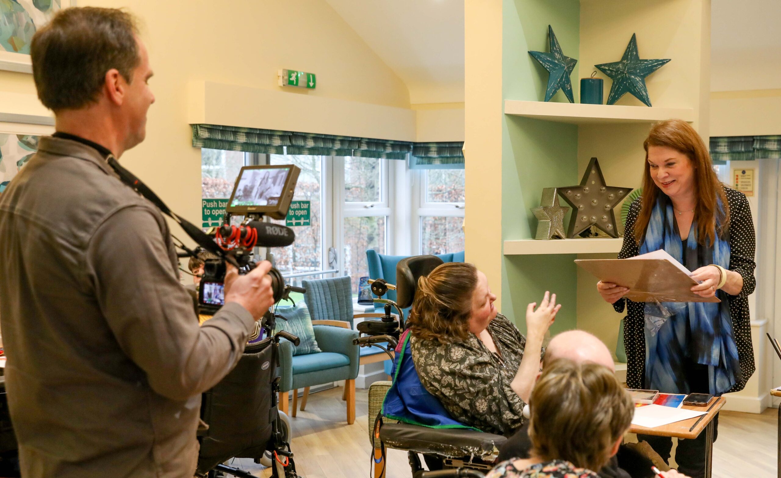 Art-loving care home residents star in new film