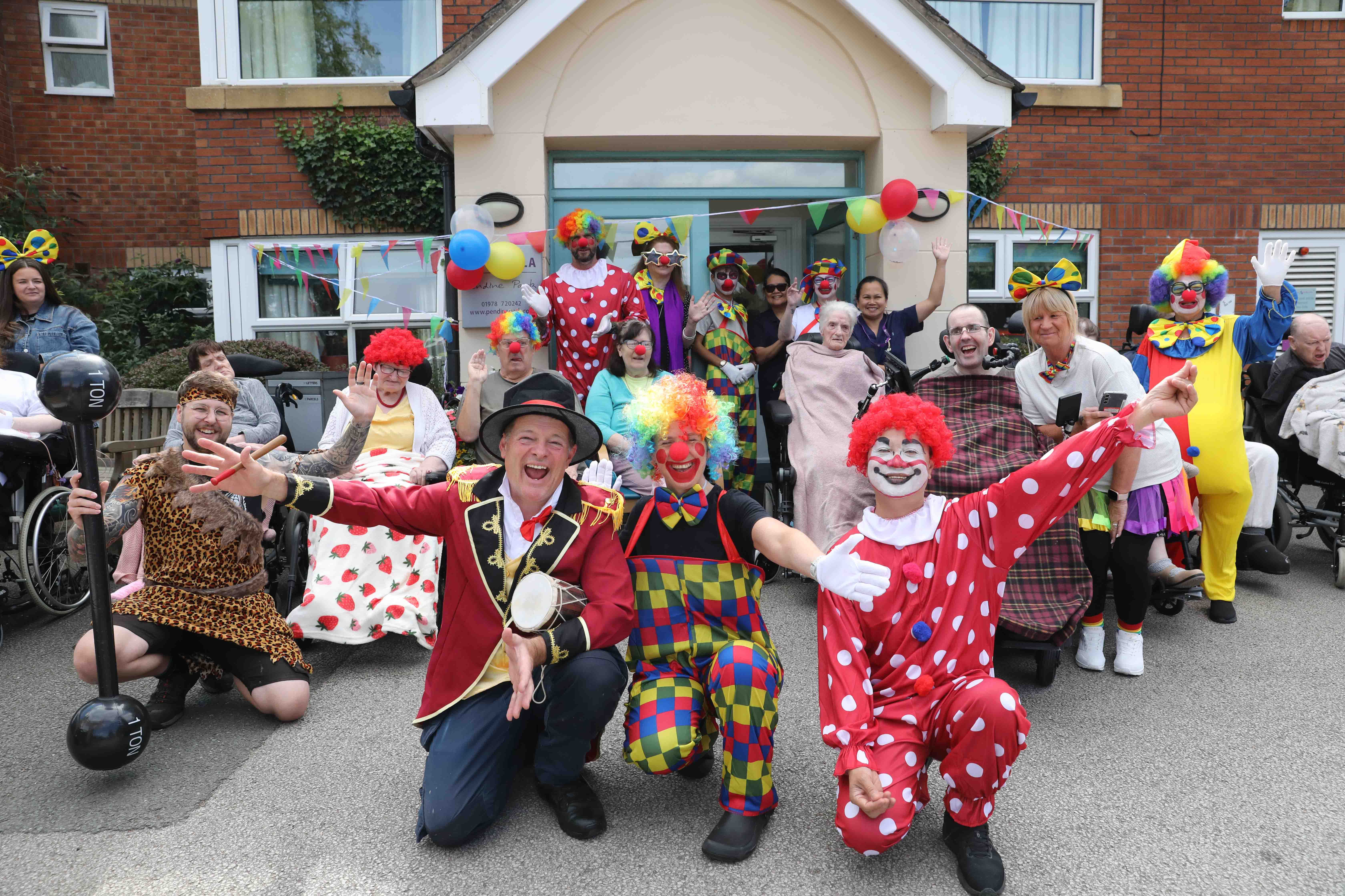 Roll up! Roll up! Wrexham care home residents enchanted by circus magic