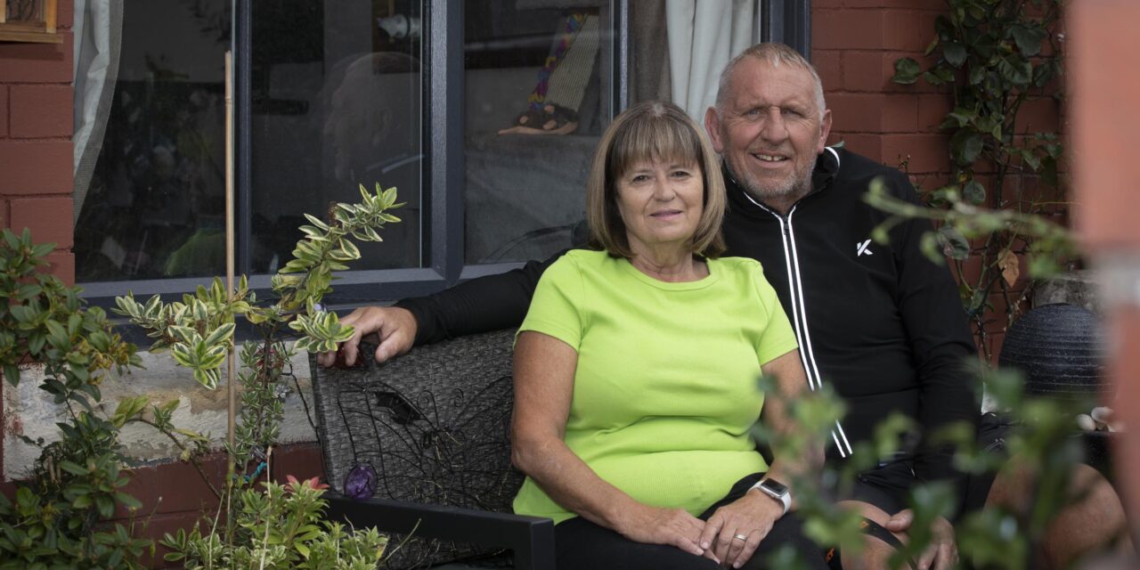 Caring couple Deb and Simon help “wonderful transformation” of two vulnerable sisters