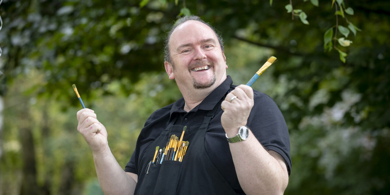 Artist Jason in running for award after unlocking creative talents of people with dementia