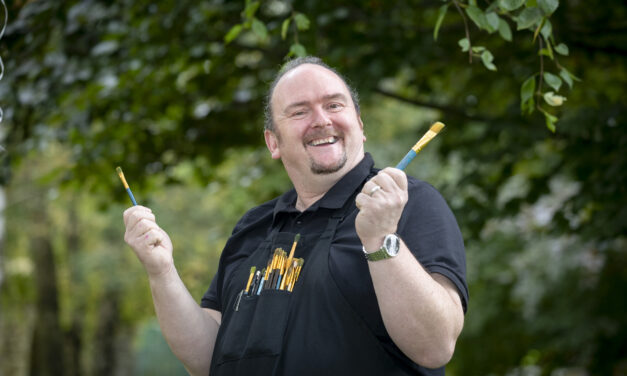 Artist Jason in running for award after unlocking creative talents of people with dementia