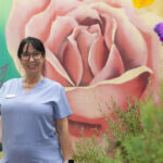 Chatty Julie lost for words after being shortlisted for care award