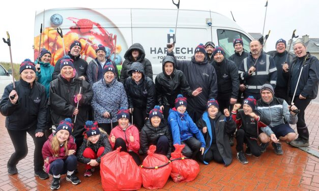 Hero pupils brave storms to save Pwllheli beach from litter blight