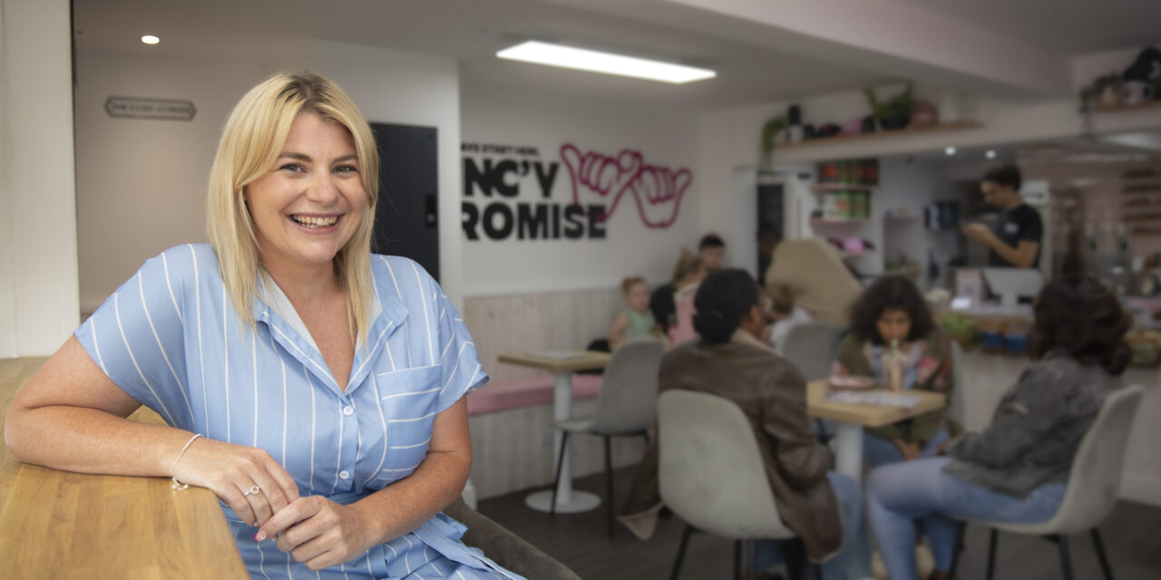 Inspirational Sian in line for award after swapping law for care